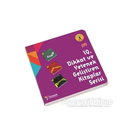 IQ Dİkkat ve Yetenek Geliştiren Kitaplar Serisi Level 3 (3 Kitap Takım) 5+ Yaş