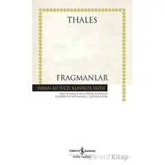 Fragmanlar - Thales - İş Bankası Kültür Yayınları