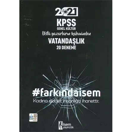 İsem 2021 Farkında İsem KPSS Genel Kültür Vatandaşlık 20 Deneme