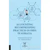 Accounting Recordkeeping Practices In Smes In Somalia - Ahmed Mohamoud Ali - Akademisyen Kitabevi