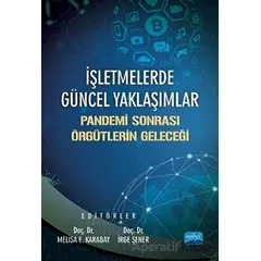 İşletmelerde Güncel Yaklaşımlar - Pandemi Sonrası Örgütlerin Geleceği