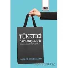 Tüketici Davranışları - 2 - Davut Karaman - Eğitim Yayınevi - Bilimsel Eserler