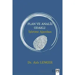 Plan ve Analiz Odaklı İşletme Ajandası - Aslı Lenger - Memento Mori