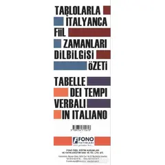 Tablolarla İtalyanca Fiil Zamanları Dilbilgisi Özeti - Kolektif - Fono Yayınları