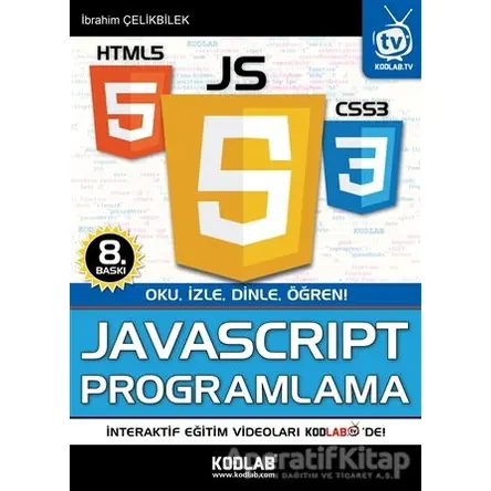 Javascript Programlama - İbrahim Çelikbilek - Kodlab Yayın Dağıtım