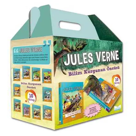 Jules Verne (10 Kitap Kutusuz) Mavigöl Yayınları