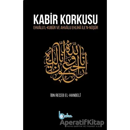 Kabir Korkusu - Kolektif - Beka Yayınları