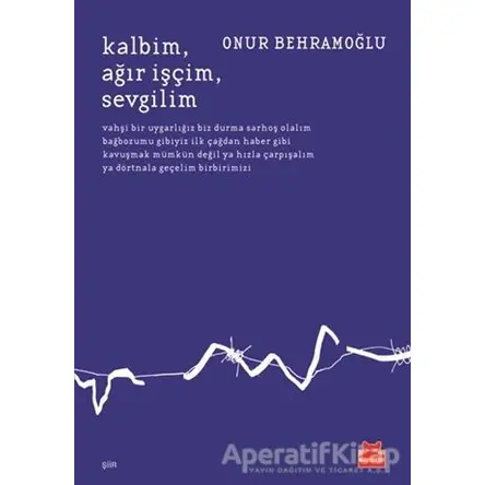 Kalbim Ağır İşçim Sevgilim - Onur Behramoğlu - Kırmızı Kedi Yayınevi