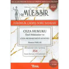 Müessir Ceza Hukuku Hakimlik Çıkmış Soru Bankası Temsil Kitap