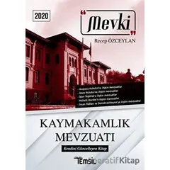 2020 Mevki Kaymakamlık Mevzuatı - Recep Özceylan - Temsil Kitap