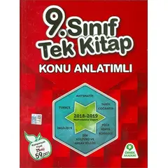 Örnek Akademi 9.Sınıf Tek Kitap Konu Anlatımlı (Kampanyalı)