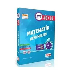 AYT 40 x10 Matematik Denemeleri Nego Yayınları