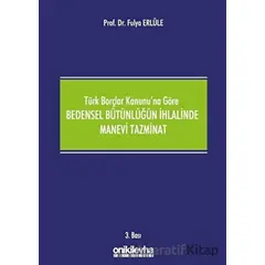 Türk Borçlar Kanununa Göre Bedensel Bütünlüğün İhlalinde Manevi Tazminat