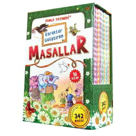 Karakter Geliştiren Masallar (18 Kitap) - Kolektif - Damla Yayınevi