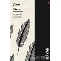 Şiirin Güncesi - Karan - Cinius Yayınları
