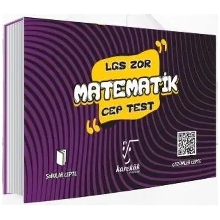 Karekök 8. Sınıf LGS Matematik Zor Cep Test