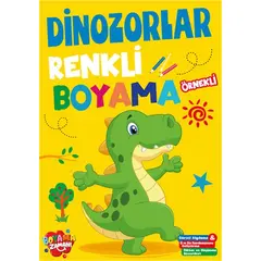 Renkli Boyama Dinozorlar Boyama Zamanı