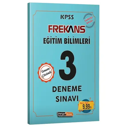 Kariyer Meslek 2021 KPSS Eğitim Bilimleri Frekans 3 Deneme Çözümlü