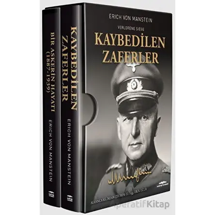 Kaybedilen Zaferler - Bir Askerin Hayatı (2 Kitap Takım) - Erich von Manstein - Kastaş Yayınları