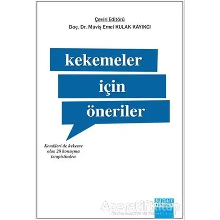 Kekemeler İçin Öneriler - Kolektif - Detay Yayıncılık