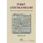 Türkü Çözümlemeleri - Mehmet Çevik - Ürün Yayınları