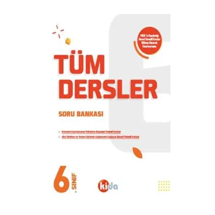 Kida 6. Sınıf Tüm Dersler Soru Bankası