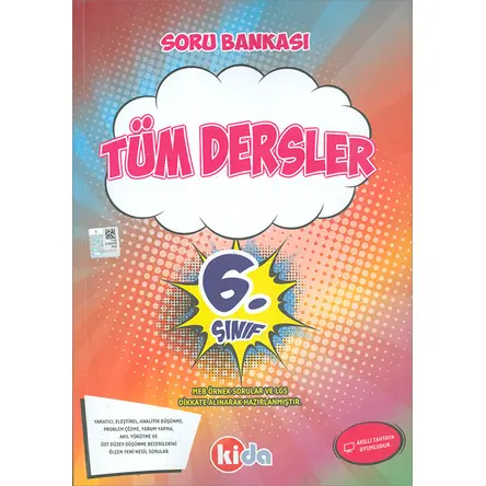 6.Sınıf Tüm Dersler Soru Bankası (Kampanyalı) Kida Kitap