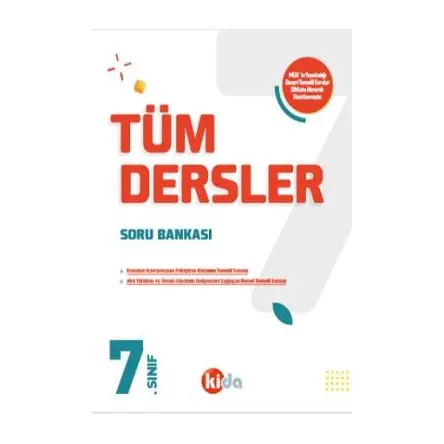 Kida 7. Sınıf Tüm Dersler Soru Bankası