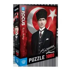 Mustafa Kemal Atatürk 1000 Parça Puzzle Blue Focus Games