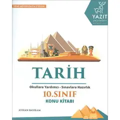 10.Sınıf Tarih Konu Kitabı Yazıt Yayınları