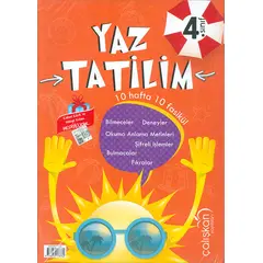 4.Sınıf Yaz Tatil Kitabım Çalışkan Yayınları