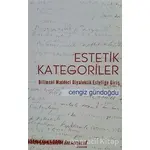 Estetik Kategoriler - Cengiz Gündoğdu - İnsancıl Yayınları