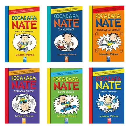 Kocakafa Nate Ciltli Set 6 Kitap - Lincoln Peirce - Altın Kitaplar