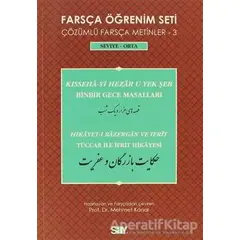 Farsça Öğrenim Seti / Çözümlü Farsça Metinler -3 / Seviye-Orta - Kolektif - Say Yayınları