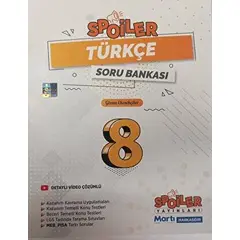 8. Sınıf Spoiler Türkçe Soru Bankası - Spoiler Yayınları