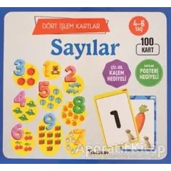 Sayılar 4 - 6 Yaş Dört İşlem Kartlar - Kolektif - Teleskop Popüler Bilim