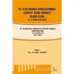 7. Uluslararası Karşılaştırmalı Edebi·yat Bi·li·mi· Kongresi· Bi·ldi·ri· Ki·tabı