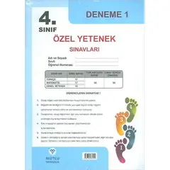 Mutlu 4.Sınıf Bilsem Deneme Sınavı