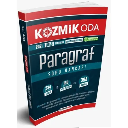 Kozmik Oda 2021 ALES Paragraf Soru Bankası PDF Çözümlü