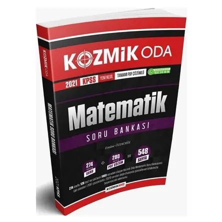 Kozmik Oda 2021 KPSS Matematik Soru Bankası PDF Çözümlü