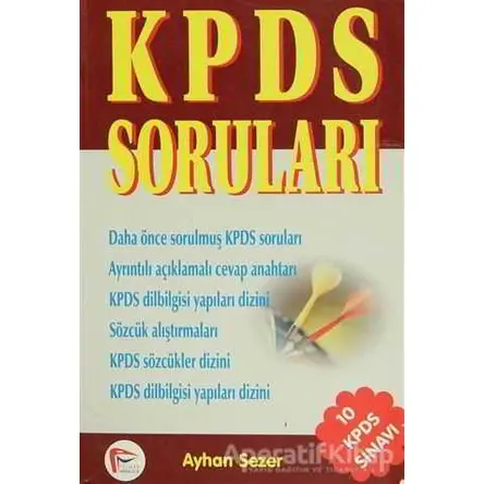 KPDS Soruları - Ayhan Sezer - Pelikan Tıp Teknik Yayıncılık