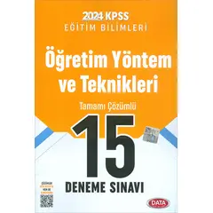 2024 KPSS Öğretim Yöntem ve Teknikleri 20 Deneme Sınavı Data Yayınları