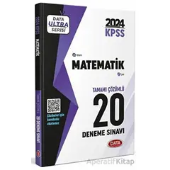 2024 Data KPSS Matematik 20 Deneme Sınavı Karekod Çözümlü