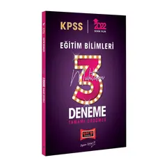 Yargı 2022 KPSS Eğitim Bilimleri Tamamı Çözümlü Muhteşem 3 Deneme