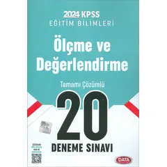 2024 KPSS Ölçme ve Değerlendirme 20 Deneme Sınavı Data Yayınları