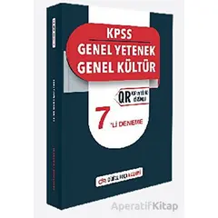 KPSS Genel Yetenek - Genel Kültür QR Çözümlü 7 Deneme - Kolektif - Dijital Hoca
