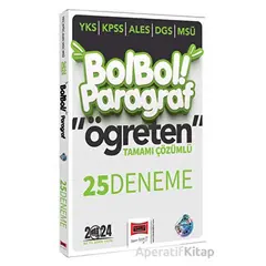 Yargı 2024 KPSS ALES DGS YKS MSÜ Bol Bol Öğreten Paragraf Tamamı Çözümlü 25 Deneme