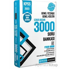 2023 KPSS Genel Yetenek Genel Kültür Ezberbozan 3000 Soru Bankası
