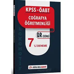 KPSS ÖABT Coğrafya Öğretmenliği Lokomotif Serisi QR Çözümlü 7li Deneme Akademi