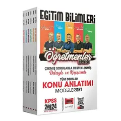 Yargı Yayınları 2024 KPSS Eğitim Bilimleri Öğretmenler Ekibi Tüm Dersler Konu Anlatımlı Modüler Set